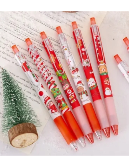 Christmas Pen Gel Pen Heart Christmas Stationery（wholesale）