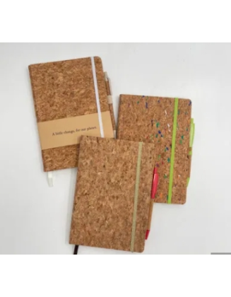 Office Supply Cork Notepad Hardcover Notebook （wholesale）